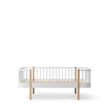 Wood Original junior day bed, 90x160cm, white/oak van Oliver Furniture | Kids Conceptstore Le Fanfare