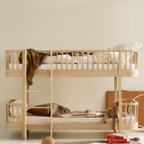 Wood original low bunk bed, 90x200cm, oak van Oliver Furniture | Kids Conceptstore Le Fanfare