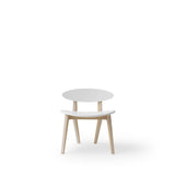 Wood PingPong chair, white/oak van Oliver Furniture | Kids Conceptstore Le Fanfare