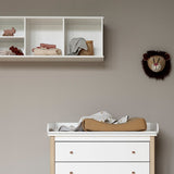 Wood Shelving unit 3x1 horizontal w. support van Oliver Furniture | Kids Conceptstore Le Fanfare