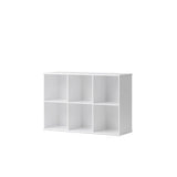 Wood Shelving unit 3x2 horizontal w. support van Oliver Furniture | Kids Conceptstore Le Fanfare