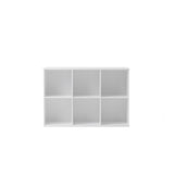 Wood Shelving unit 3x2 horizontal w. support van Oliver Furniture | Kids Conceptstore Le Fanfare