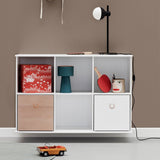 Wood Shelving unit 3x2 horizontal w. support van Oliver Furniture | Kids Conceptstore Le Fanfare