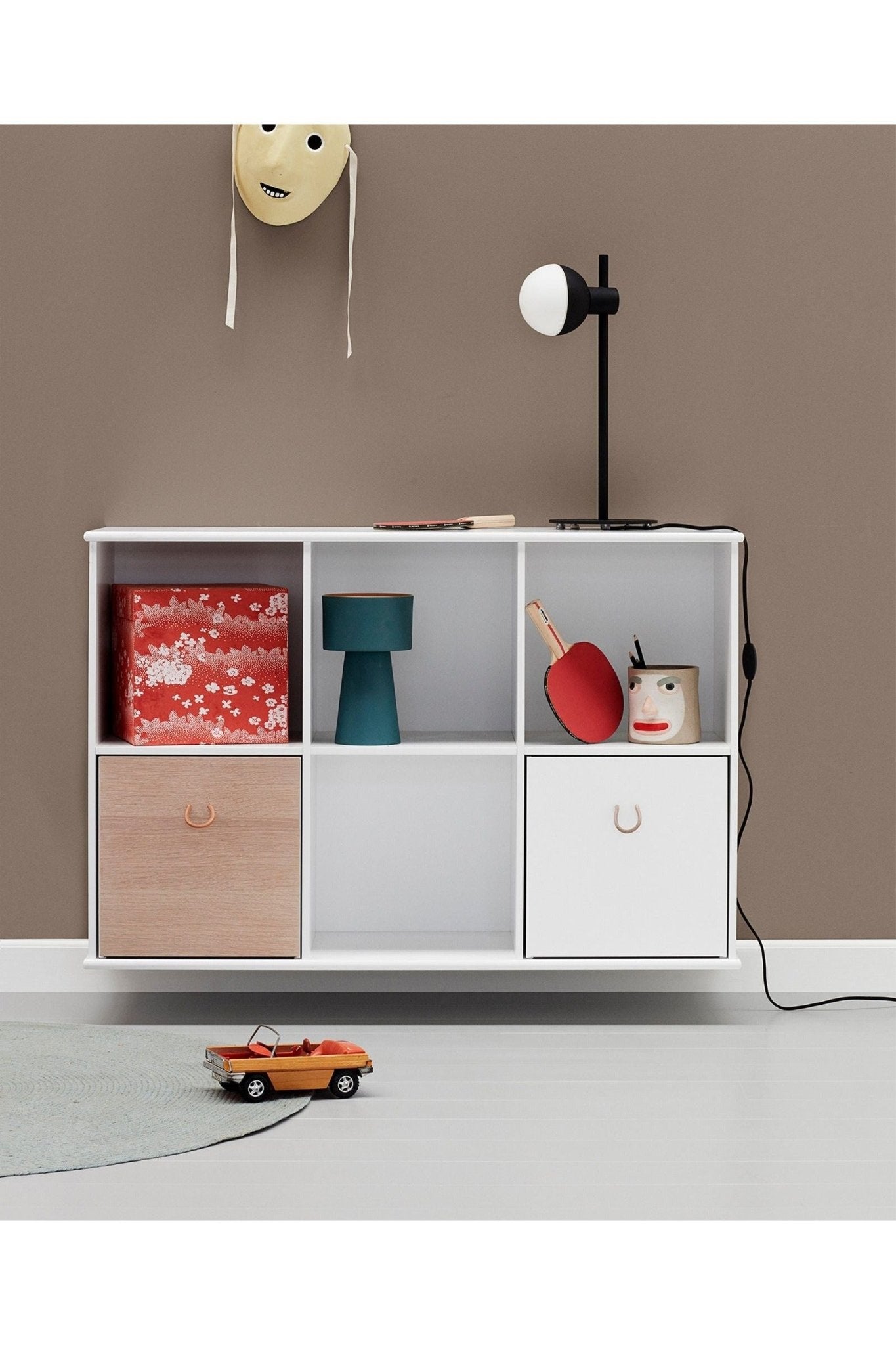 Wood Shelving unit 3x2 horizontal w. support van Oliver Furniture | Kids Conceptstore Le Fanfare