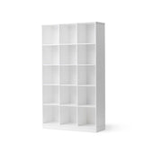 Wood Shelving unit 3x5 vertical w. base van Oliver Furniture | Kids Conceptstore Le Fanfare