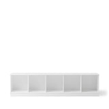 Wood Shelving unit 5x1 horizontal w. base van Oliver Furniture | Kids Conceptstore Le Fanfare
