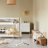 Wood Shelving unit 5x1 horizontal w. base van Oliver Furniture | Kids Conceptstore Le Fanfare