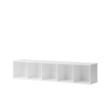 Wood Shelving unit 5x1 horizontal w. support van Oliver Furniture | Kids Conceptstore Le Fanfare