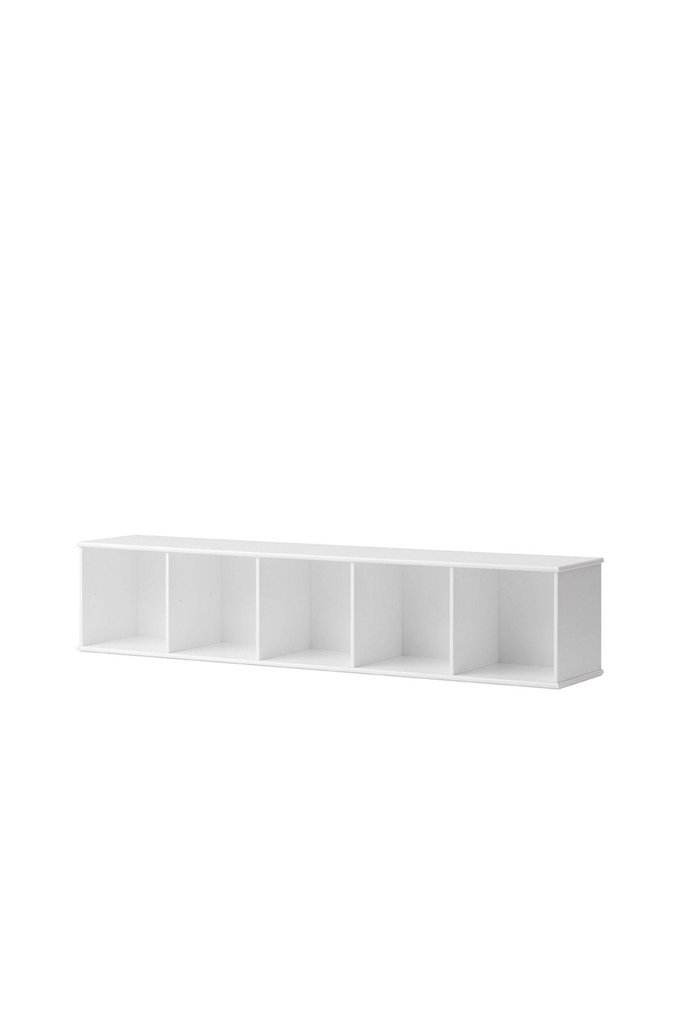 Wood Shelving unit 5x1 horizontal w. support van Oliver Furniture | Kids Conceptstore Le Fanfare