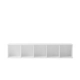 Wood Shelving unit 5x1 horizontal w. support van Oliver Furniture | Kids Conceptstore Le Fanfare