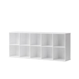 Wood Shelving unit 5x2 horizontal w. support van Oliver Furniture | Kids Conceptstore Le Fanfare