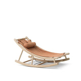 Wood Toddler rocker, oak/caramel van Oliver Furniture | Kids Conceptstore Le Fanfare