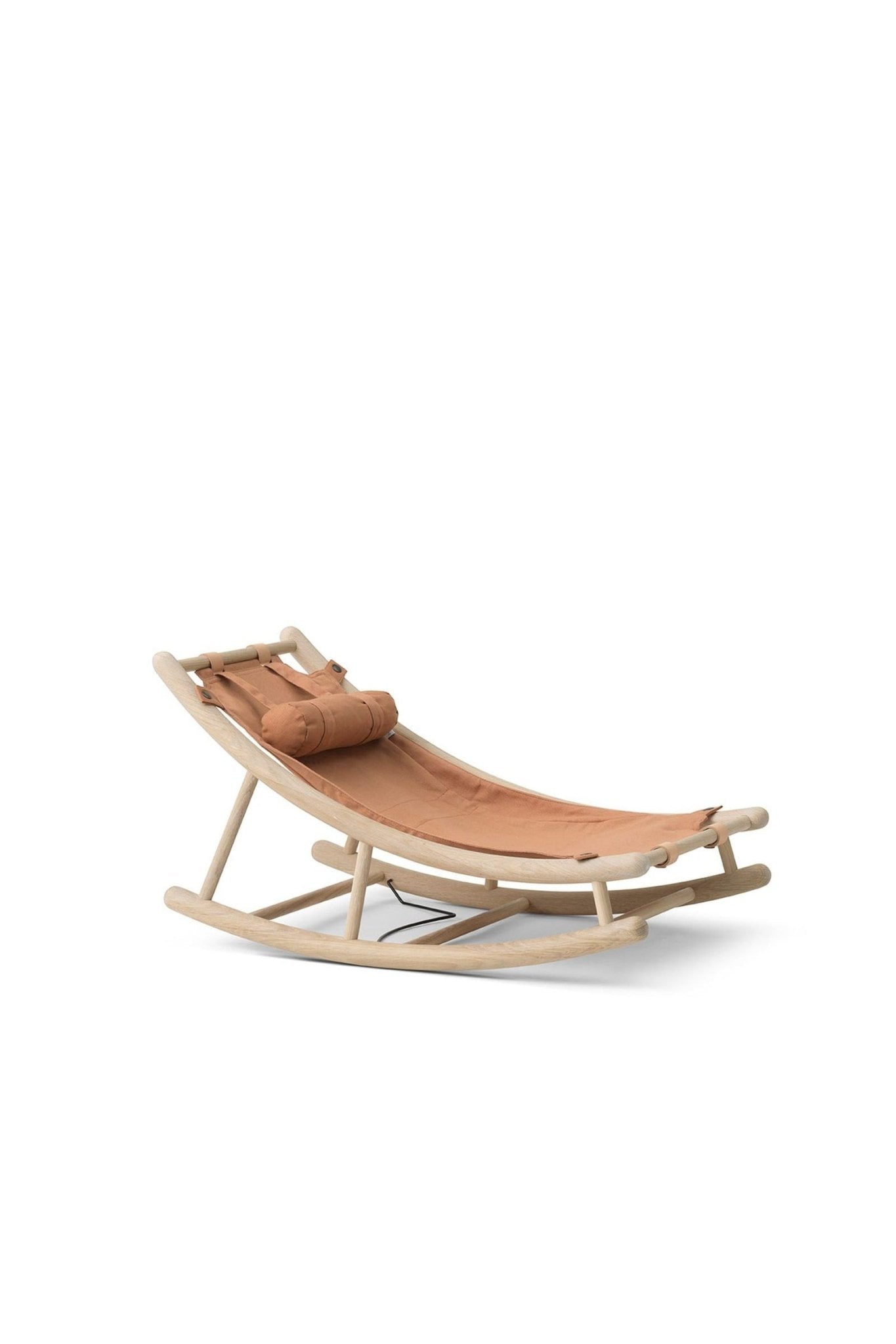 Wood Toddler rocker, oak/caramel van Oliver Furniture | Kids Conceptstore Le Fanfare