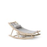 Wood Toddler rocker, oak/grey van Oliver Furniture | Kids Conceptstore Le Fanfare
