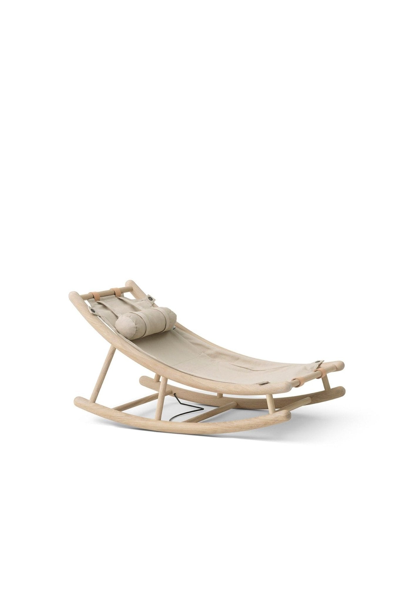 Wood Toddler rocker, oak/nature van Oliver Furniture | Kids Conceptstore Le Fanfare
