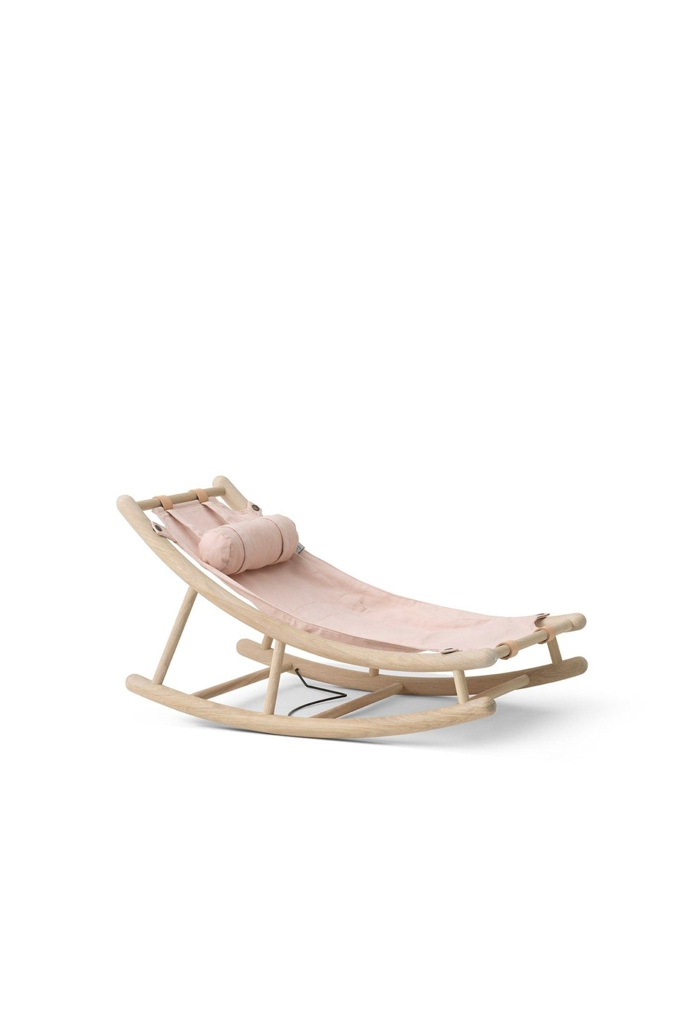 Wood Toddler rocker, oak/rose van Oliver Furniture | Kids Conceptstore Le Fanfare