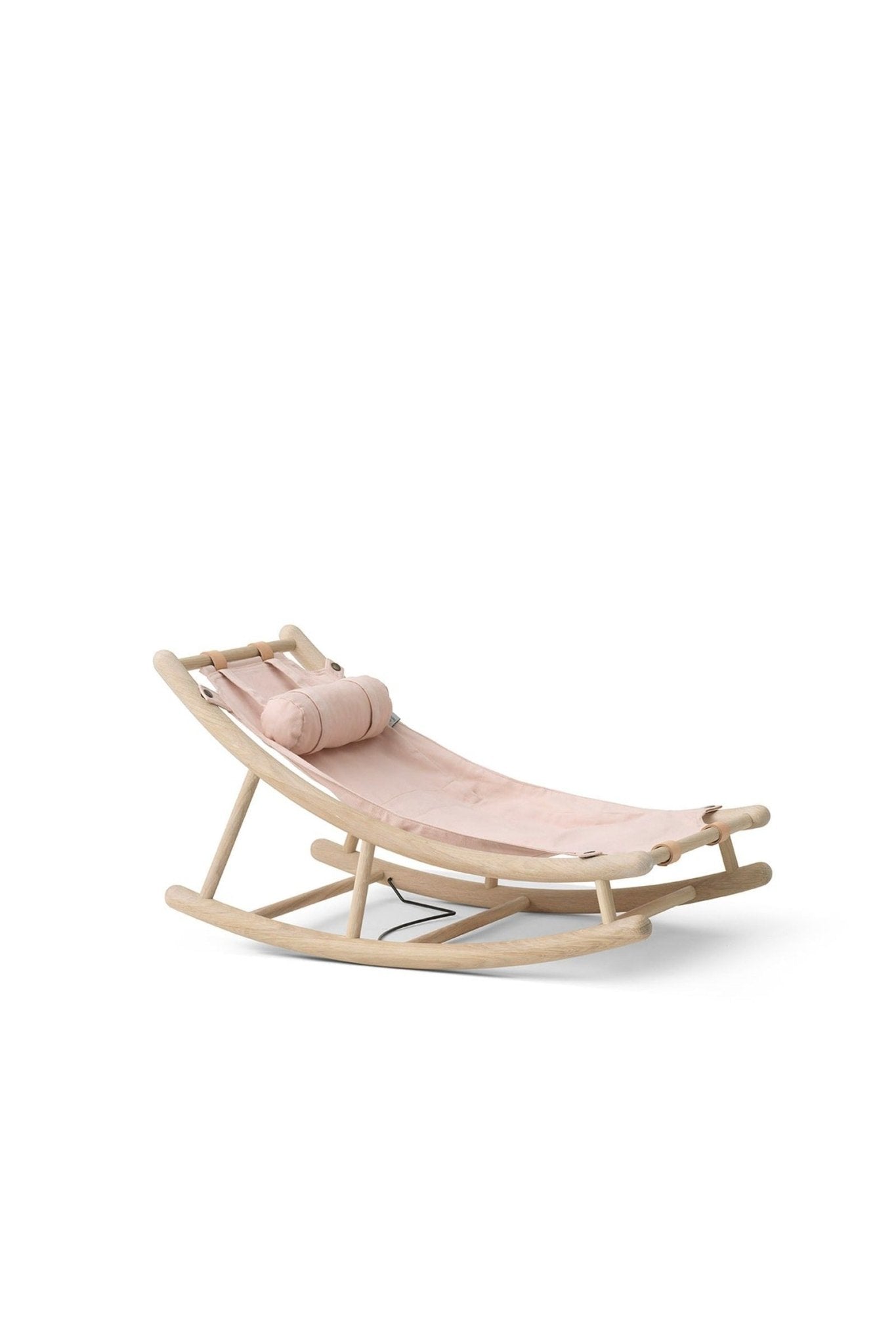 Wood Toddler rocker, oak/rose van Oliver Furniture | Kids Conceptstore Le Fanfare