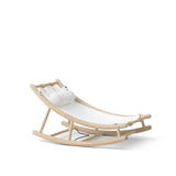 Wood Toddler rocker, oak/white van Oliver Furniture | Kids Conceptstore Le Fanfare