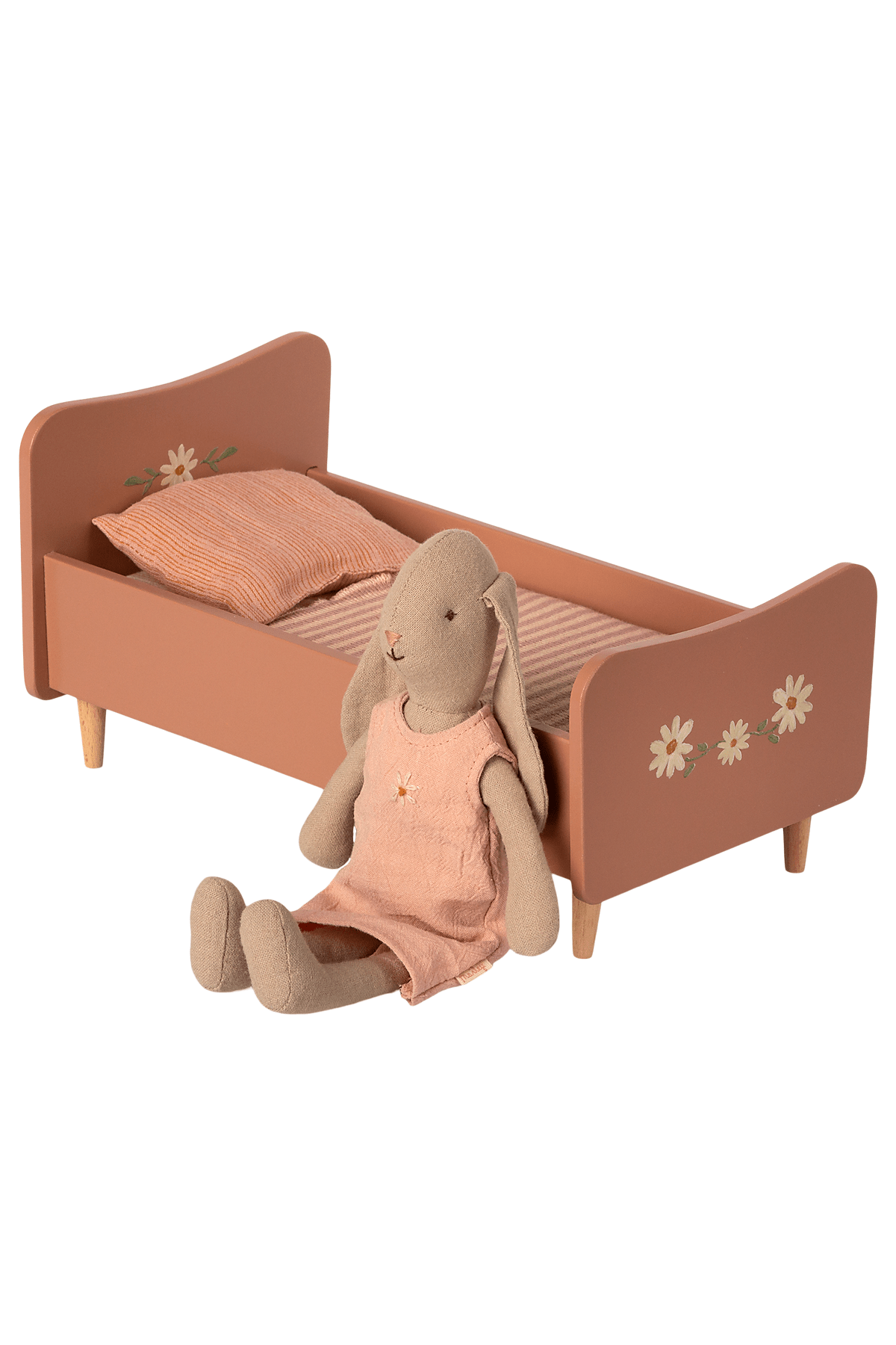 Wooden Bed, Mini - Rose van Maileg | Kids Conceptstore Le Fanfare