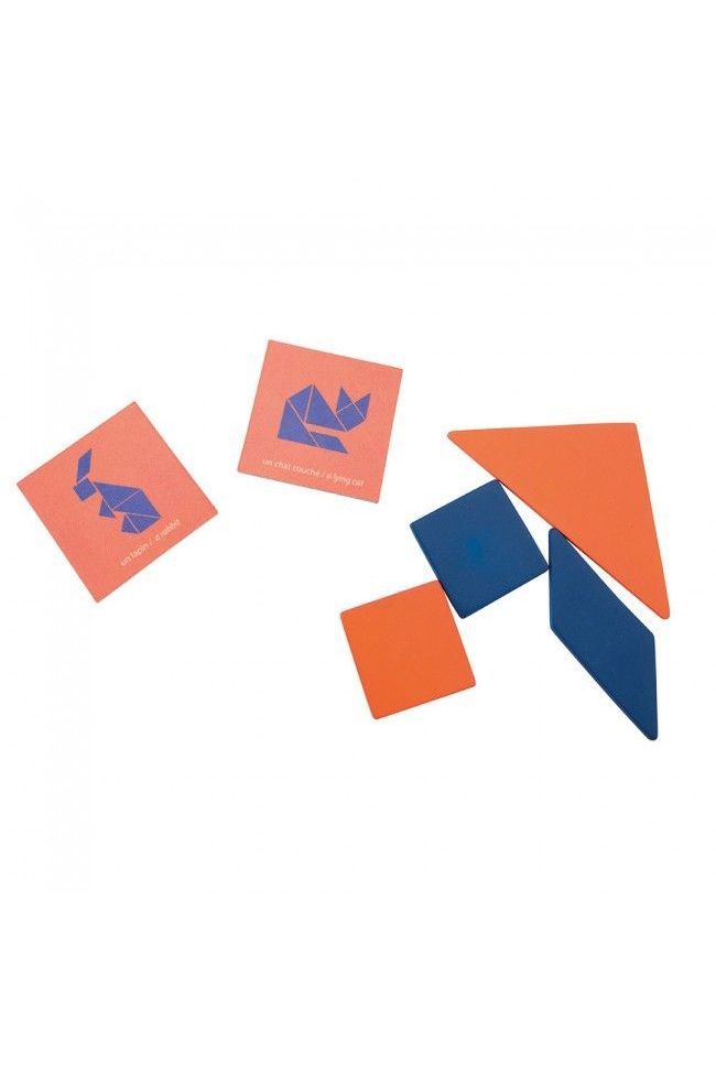 Wooden Pocket Tangram van Moulin Roty | Kids Conceptstore Le Fanfare