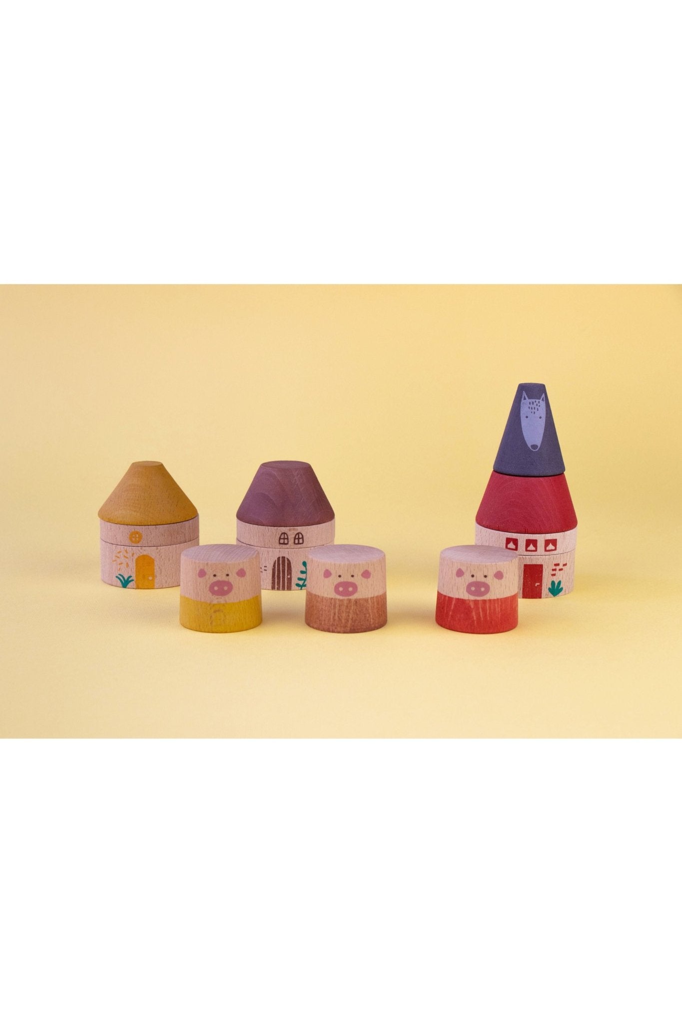 Wooden Toy - My 3 little pigs van Londji | Kids Conceptstore Le Fanfare
