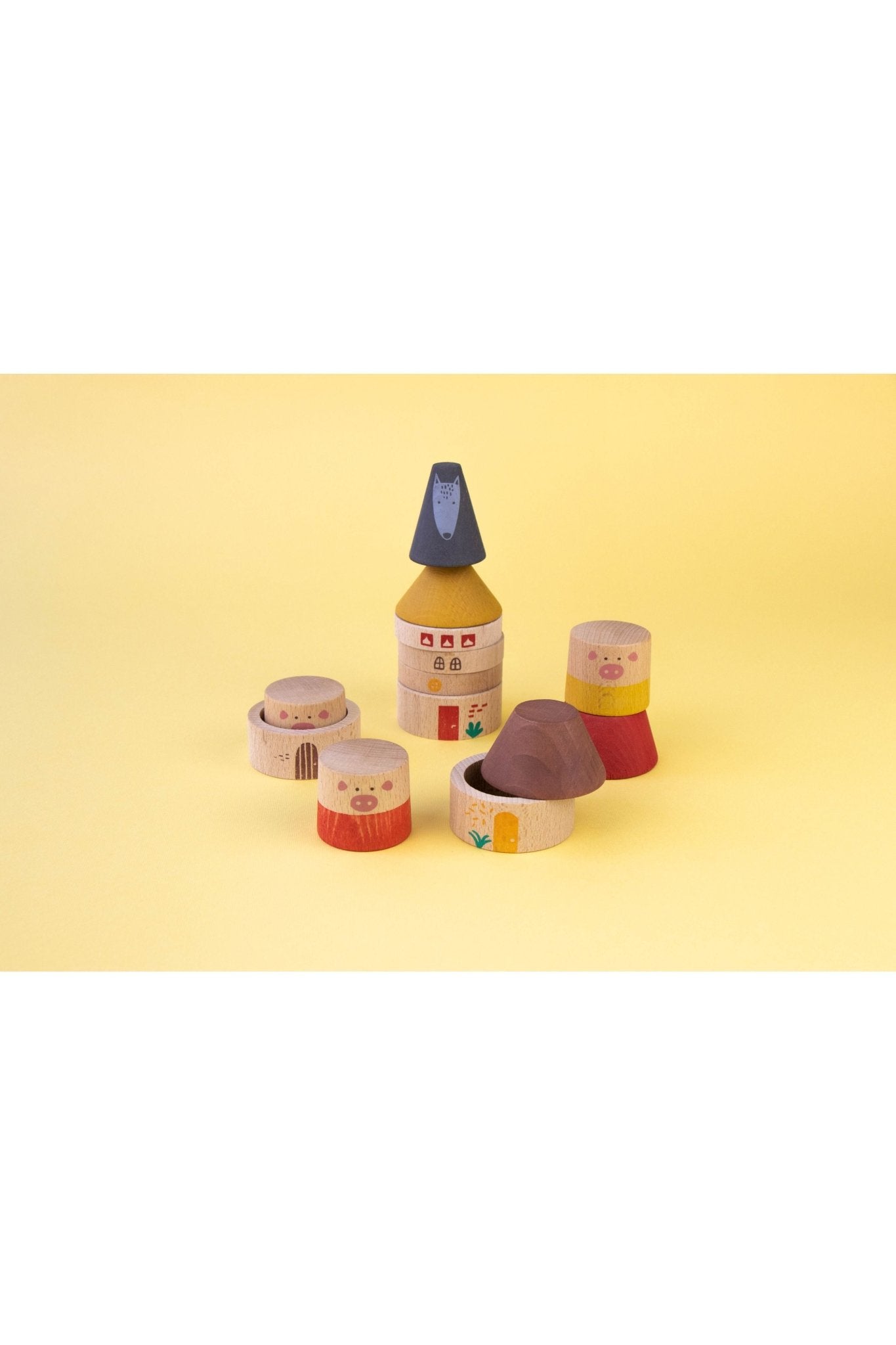 Wooden Toy - My 3 little pigs van Londji | Kids Conceptstore Le Fanfare