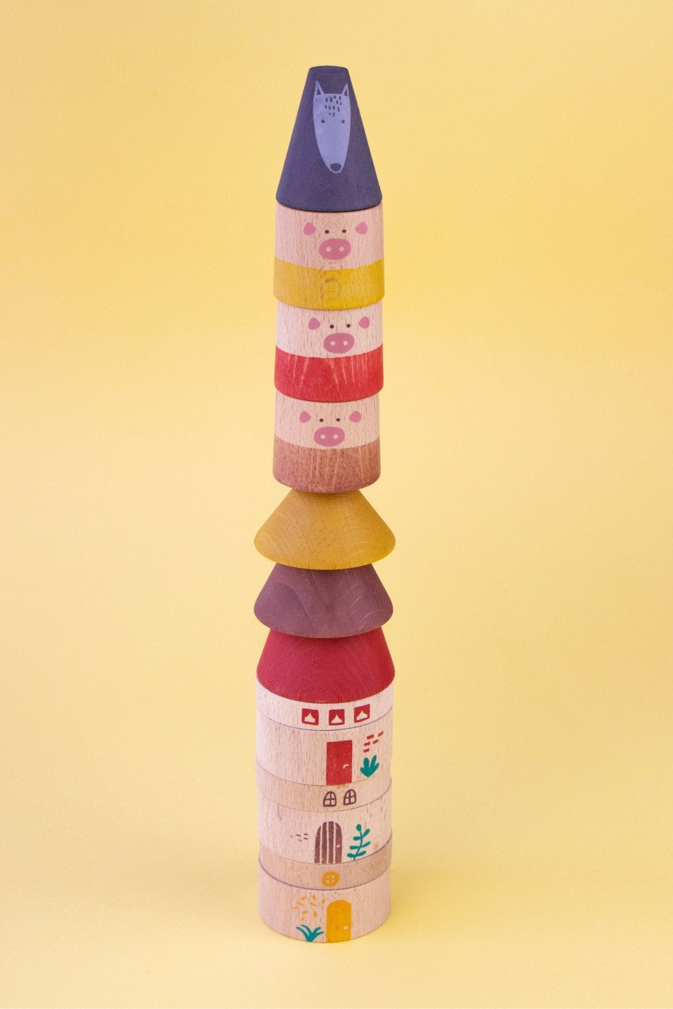 Wooden Toy - My 3 little pigs van Londji | Kids Conceptstore Le Fanfare