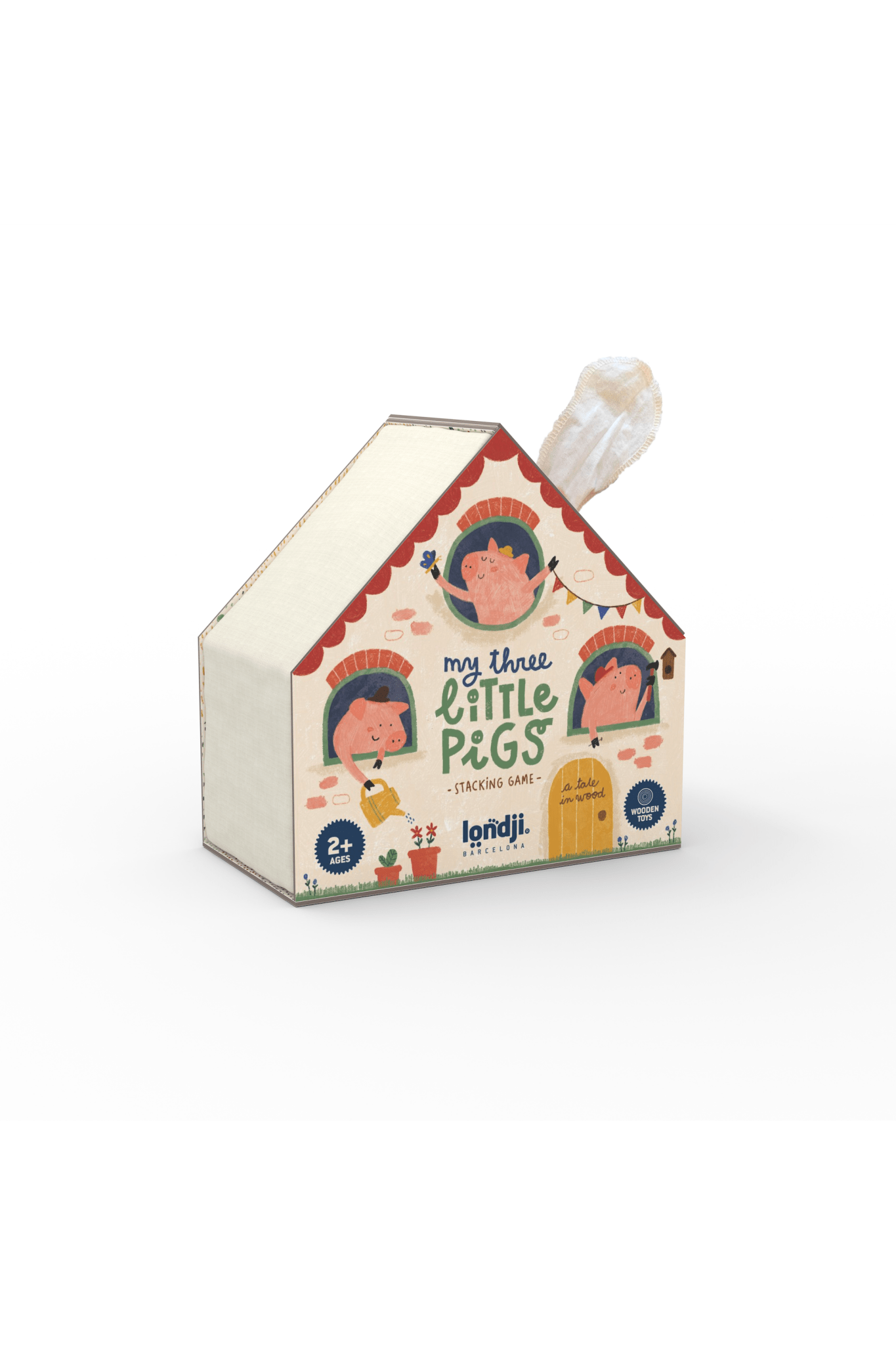 Wooden Toy - My 3 little pigs van Londji | Kids Conceptstore Le Fanfare