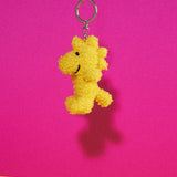 Woodstock ECO Tiny Teddy Keychain Yellow van BON TON TOYS | Kids Conceptstore Le Fanfare