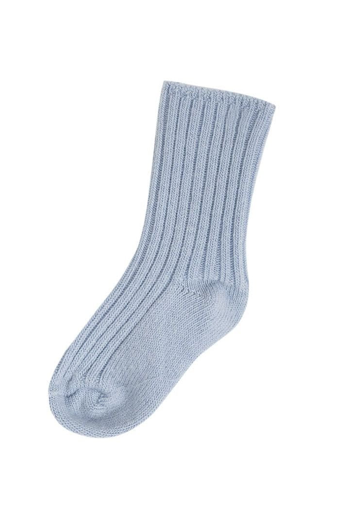 Wool socks Light Blue van Joha | Kids Conceptstore Le Fanfare