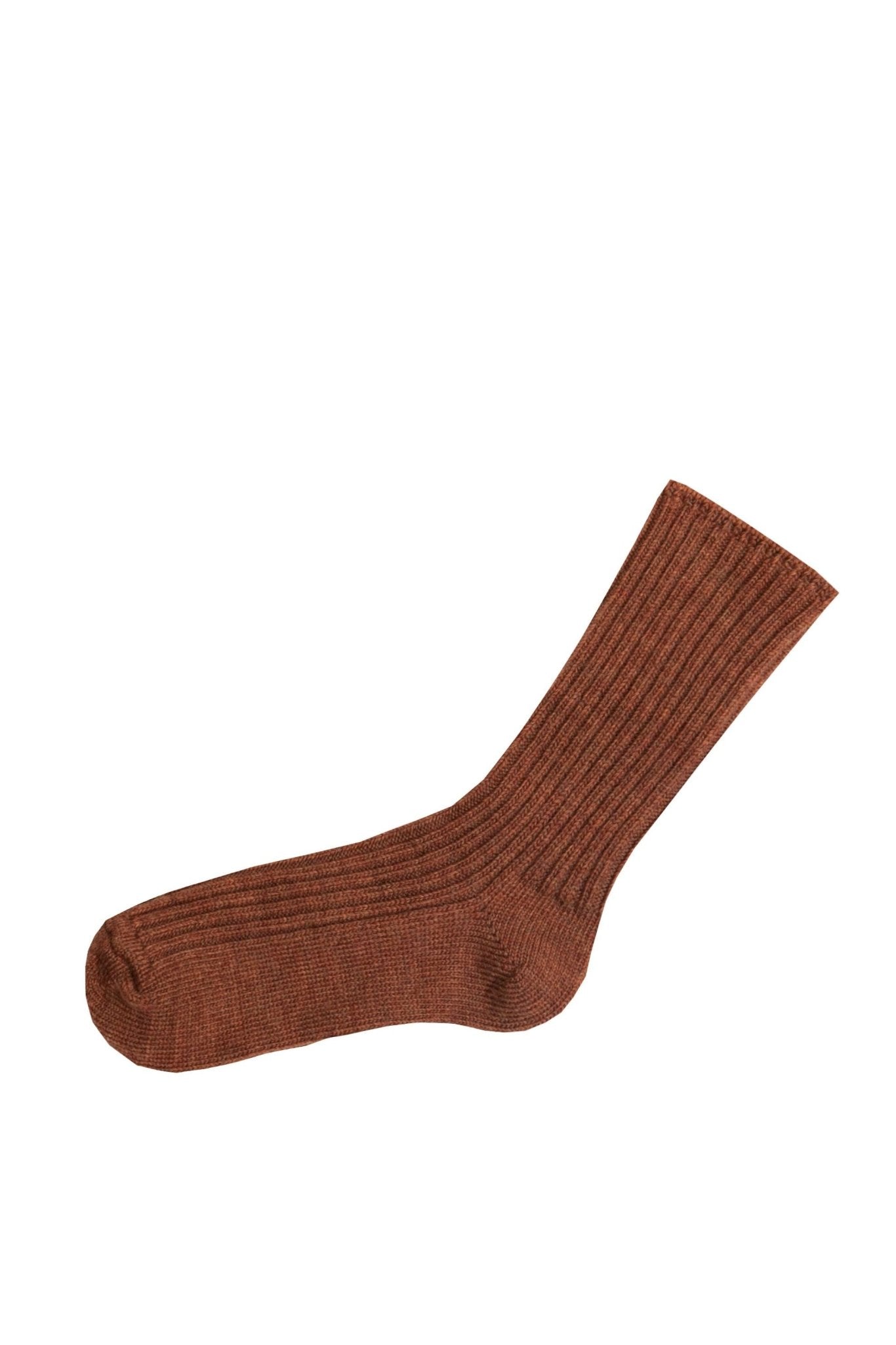 Wool socks Light Brown van Joha | Kids Conceptstore Le Fanfare