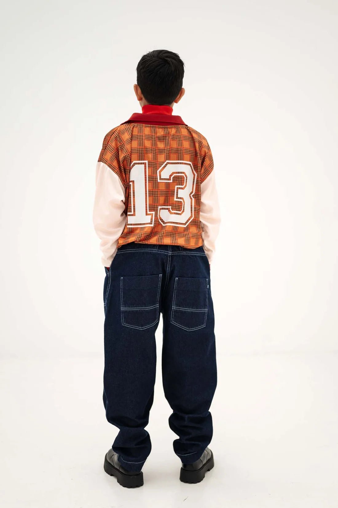 Worker pant - Dark indigo van Repose AMS | Kids Conceptstore Le Fanfare