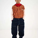 Worker pant - Dark indigo van Repose AMS | Kids Conceptstore Le Fanfare