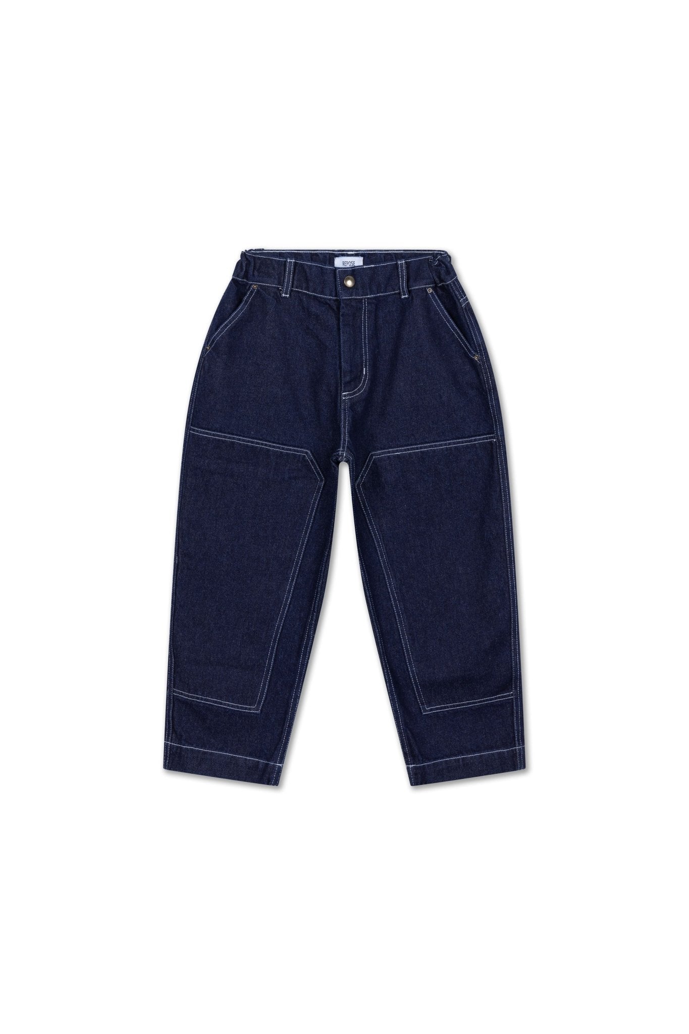 Worker pant - Dark indigo van Repose AMS | Kids Conceptstore Le Fanfare