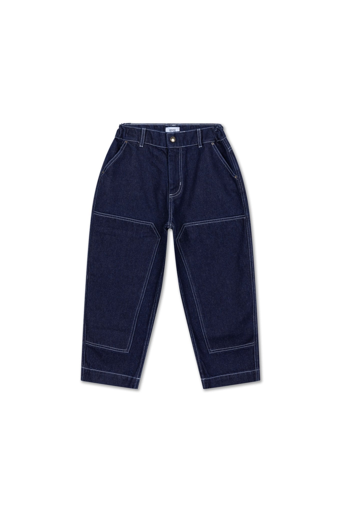 Worker pant - Dark indigo van Repose AMS | Kids Conceptstore Le Fanfare
