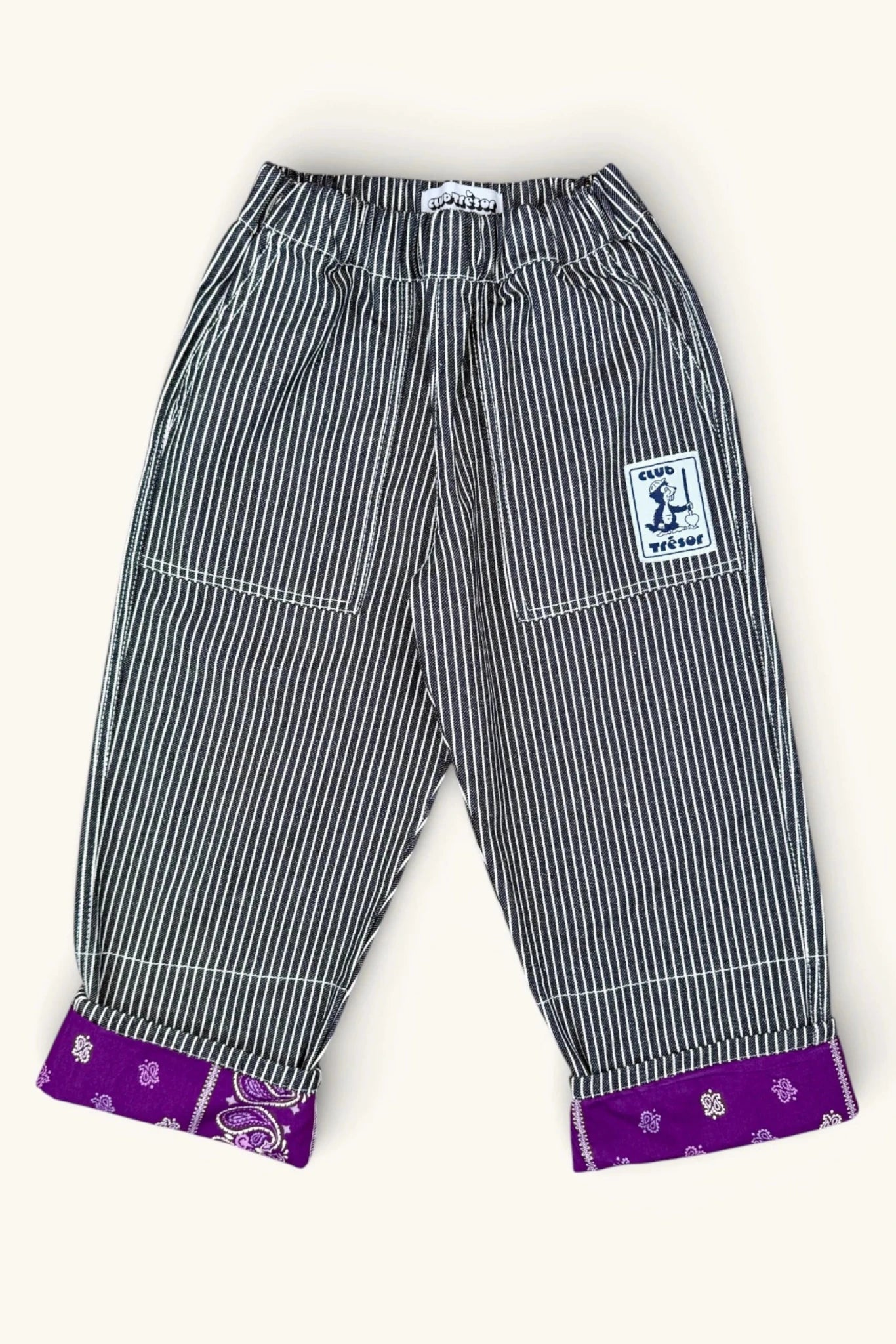 Workwear Growing Pants - Black van Club Trésor | Kids Conceptstore Le Fanfare
