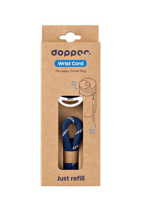Wrist Cord - White Mug Ring - Midnight Silver van Dopper | Kids Conceptstore Le Fanfare