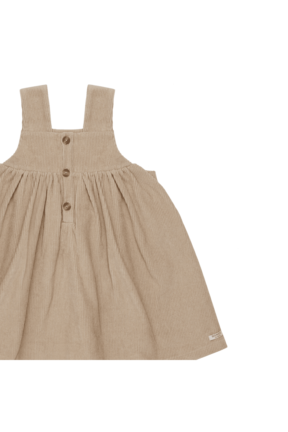 Xanthe Dress - Taupe van Donsje Amsterdam | Kids Conceptstore Le Fanfare