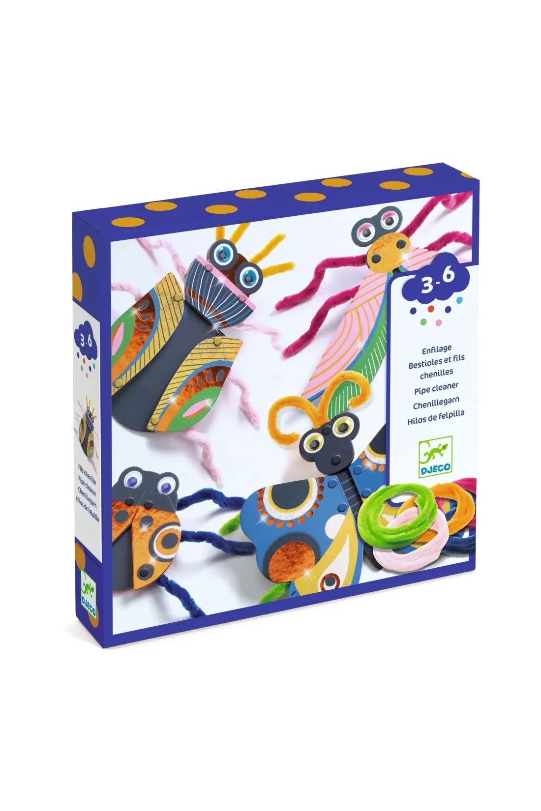Yarn bugs rijgen - knutselset van Djeco | Kids Conceptstore Le Fanfare