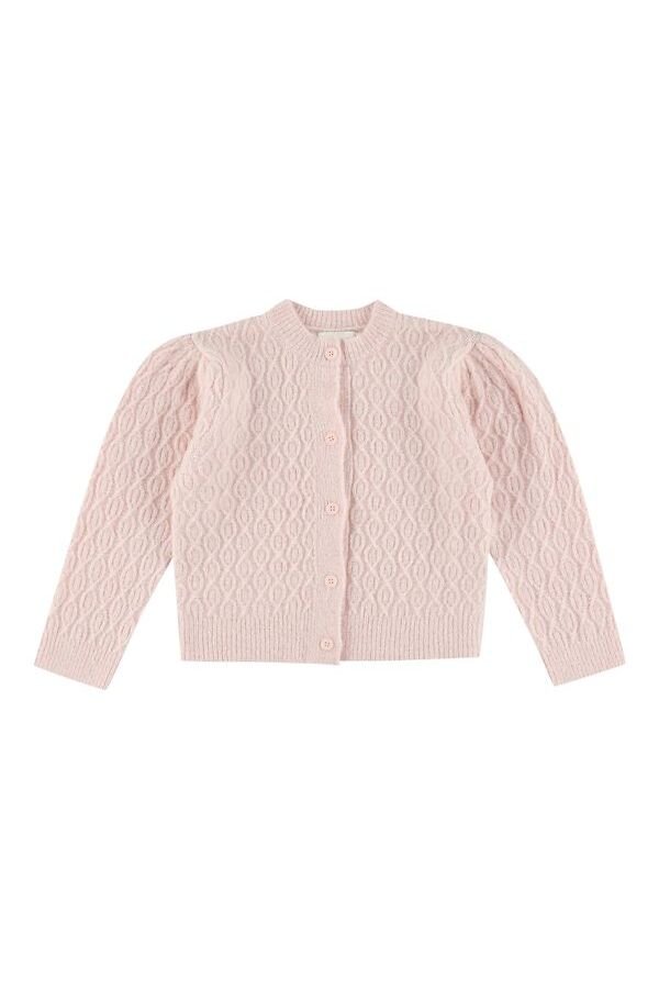 Yngrid yak cardigan - rose van Morley | Kids Conceptstore Le Fanfare