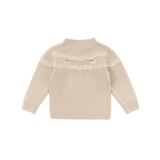 Yohana Merino Wool Sweater | Arctic Hares - Lavender Brown Melange van Donsje Amsterdam | Kids Conceptstore Le Fanfare
