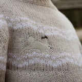 Yohana Merino Wool Sweater | Arctic Hares - Lavender Brown Melange van Donsje Amsterdam | Kids Conceptstore Le Fanfare