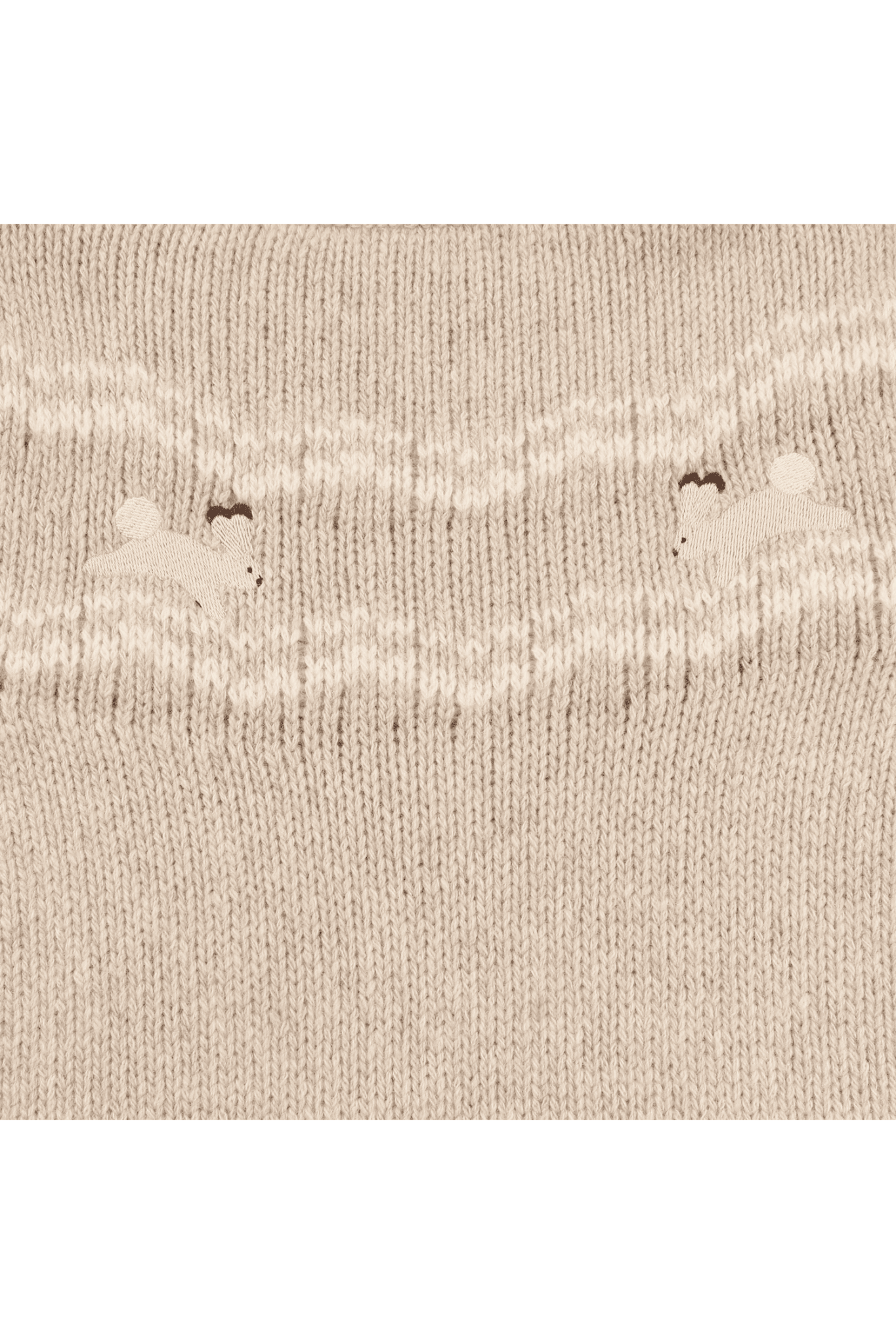 Yohana Merino Wool Sweater | Arctic Hares - Lavender Brown Melange van Donsje Amsterdam | Kids Conceptstore Le Fanfare