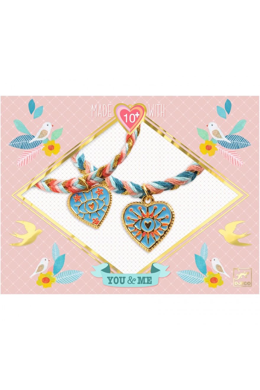 You & Me Armbandjes Maken - Friendships And Hearts van Djeco | Kids Conceptstore Le Fanfare