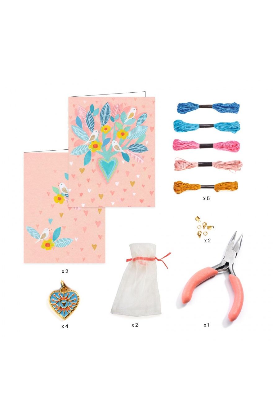 You & Me Armbandjes Maken - Friendships And Hearts van Djeco | Kids Conceptstore Le Fanfare