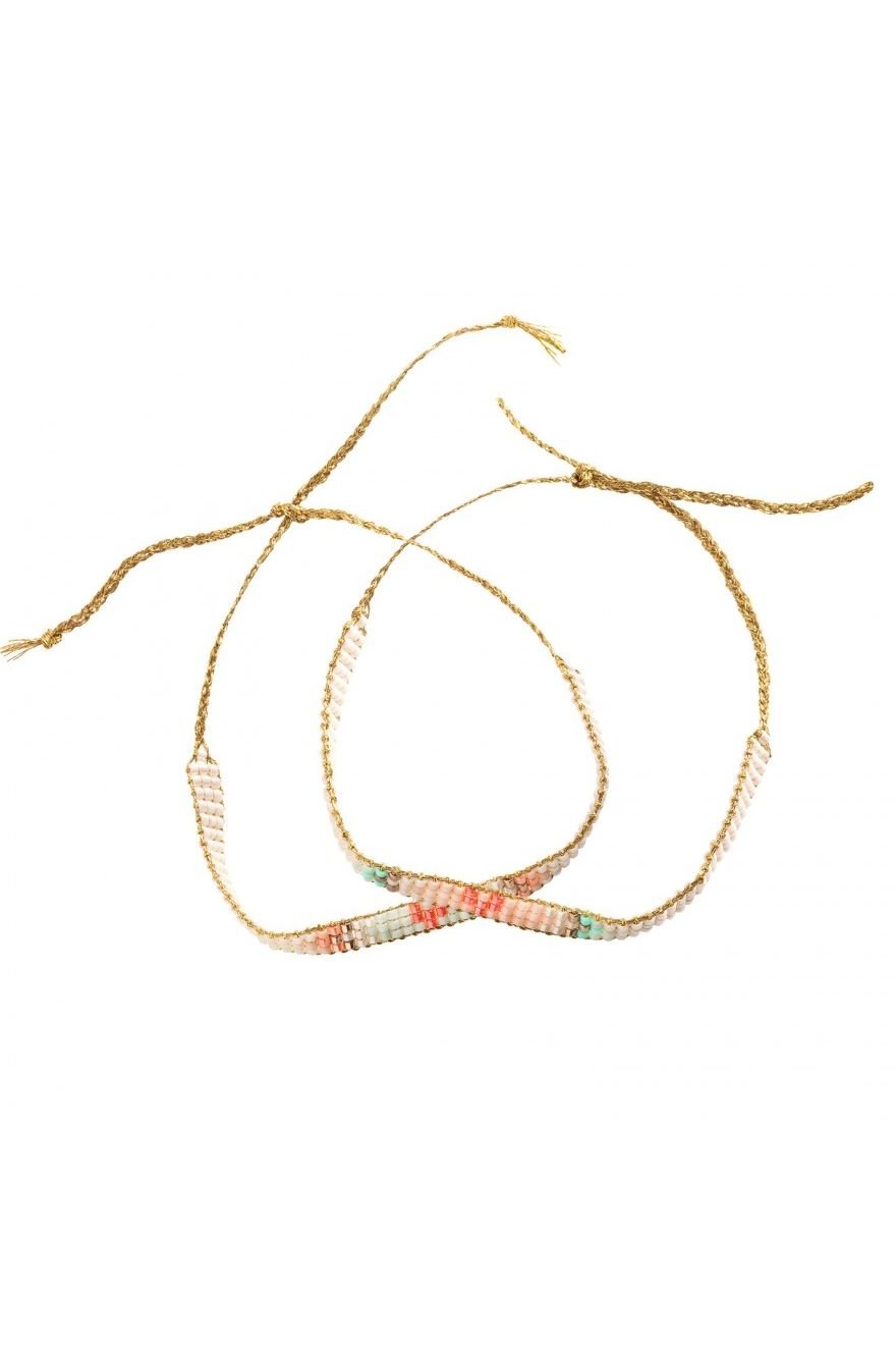 You & Me Armbandjes Maken - Miyuki And Hearts van Djeco | Kids Conceptstore Le Fanfare