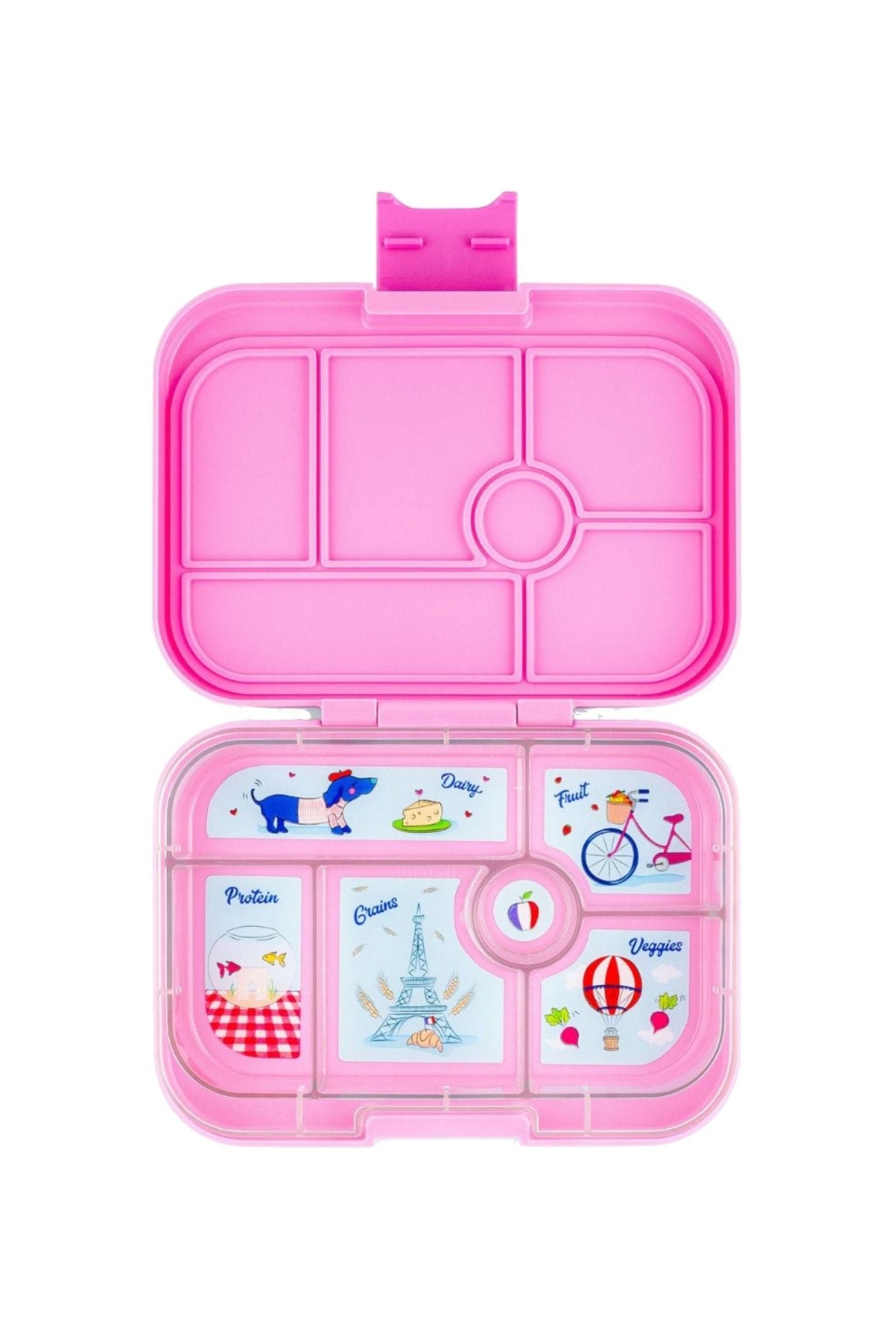 Yumbox Original 6-vakken - Fifi Pink / Paris tray van Yumbox | Kids Conceptstore Le Fanfare
