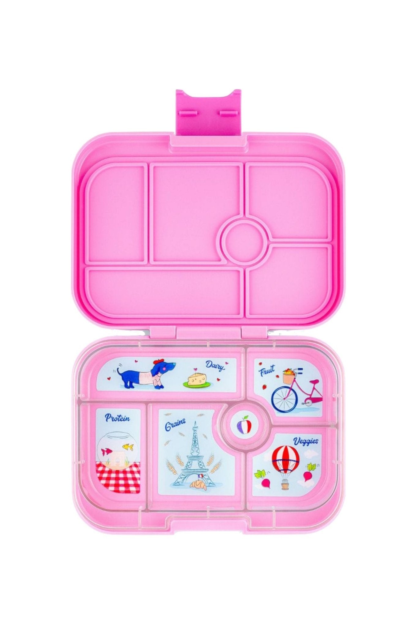 Yumbox Original 6-vakken - Fifi Pink / Paris tray van Yumbox | Kids Conceptstore Le Fanfare