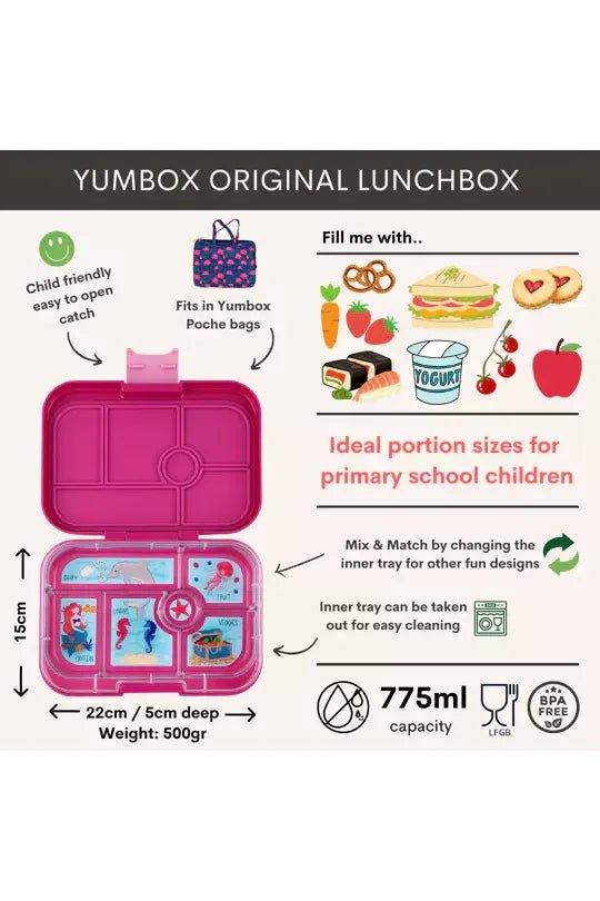 Yumbox Original Malibu Purple / Mermaid van Yumbox | Kids Conceptstore Le Fanfare