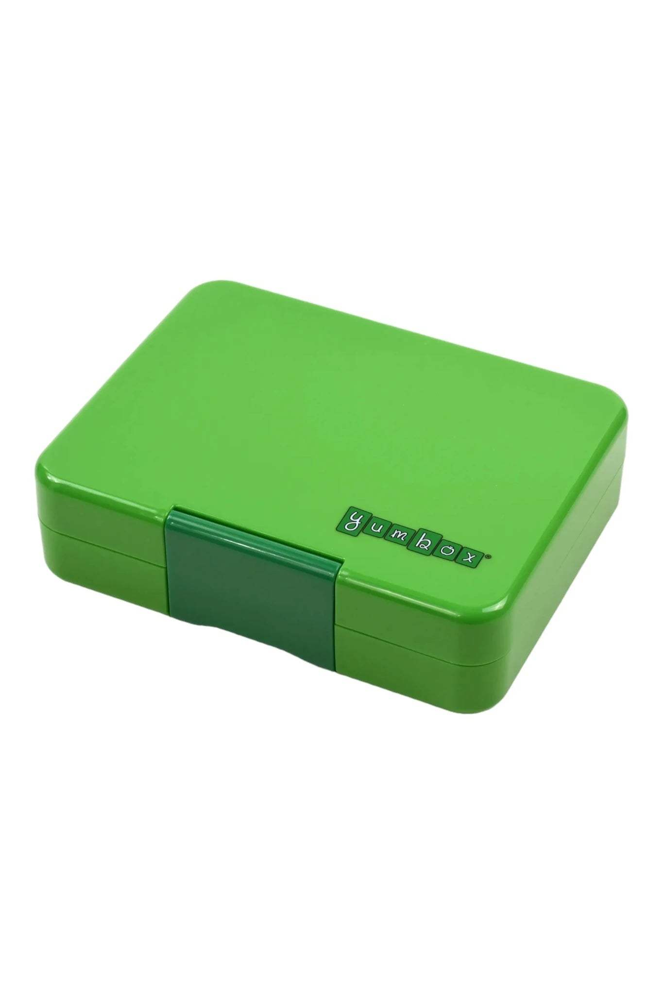 Yumbox Snack 3-vakken - Jurassic Green / Dinosaur tray van Yumbox | Kids Conceptstore Le Fanfare